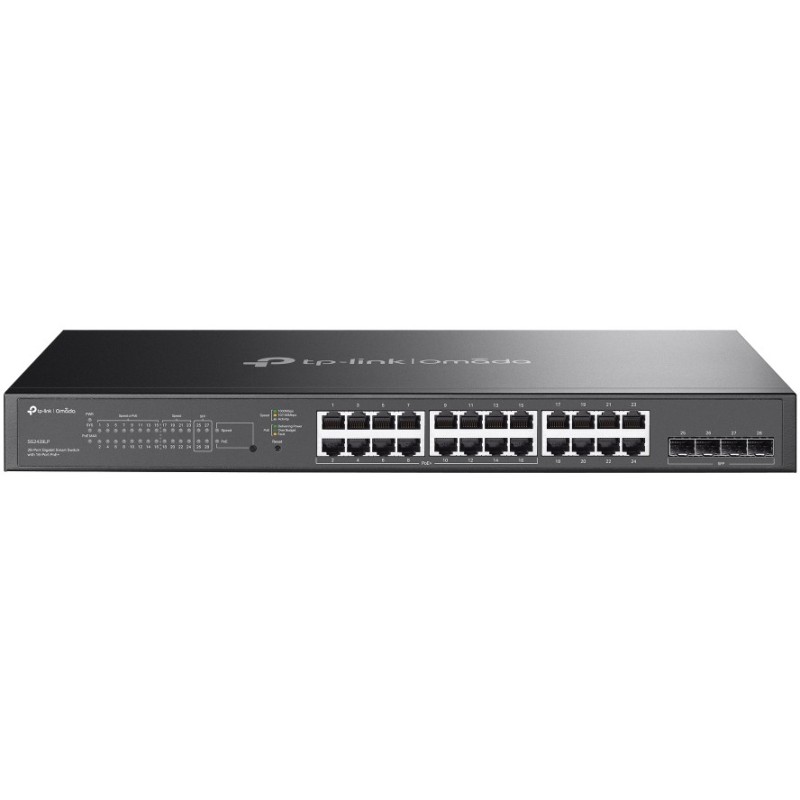 TP-Link Omada SG2428LP - SG2428LP - 24-Port PoE+ Smart Switch, Rackmount, 131-250 W — Buy in Cyprus with Fast Delivery