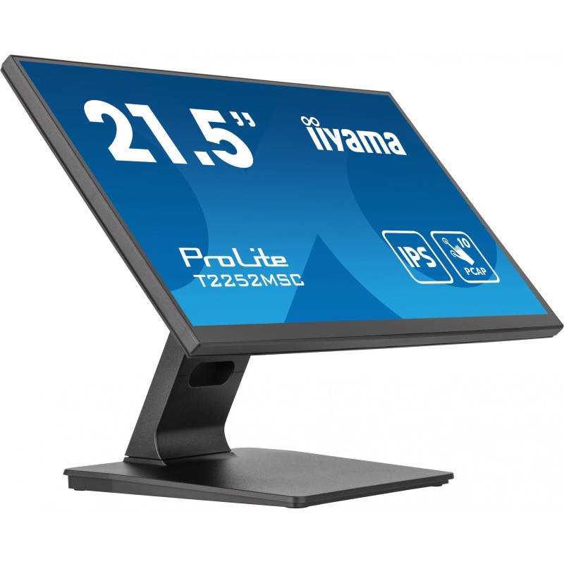 21.5-inch IPS Touch Monitor - T2252MSC-B2 - Flat, 1920x1080, 5ms, HDMI/DP/USB, Black — Buy in Cyprus with Fast Delivery