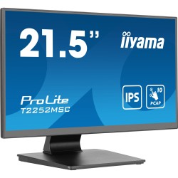 21.5-inch IPS Touch Monitor - T2252MSC-B2 - Flat, 1920x1080, 5ms, HDMI/DP/USB, Black — Buy in Cyprus with Fast Delivery