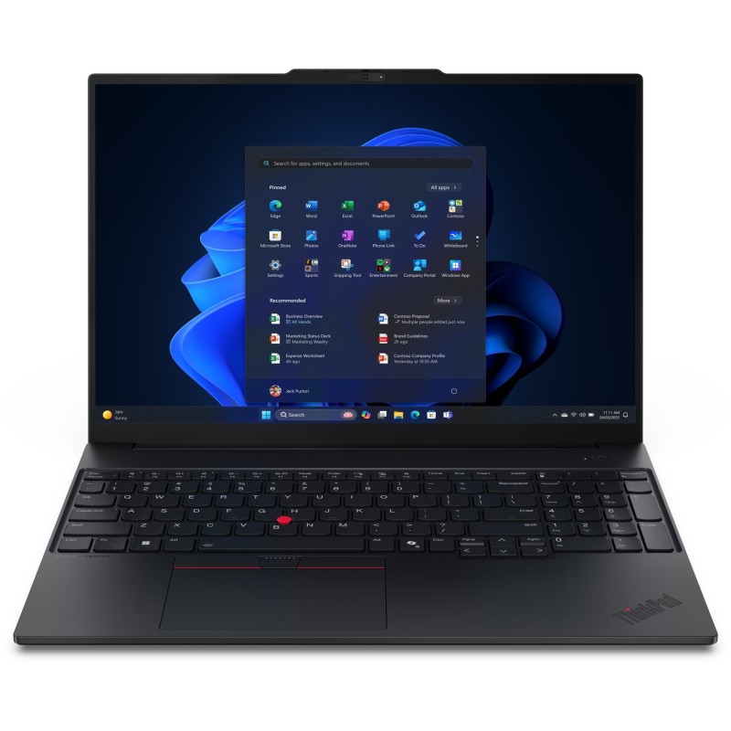 Lenovo ThinkPad E16 G3 16' Ultra5 225U 32 512 WUXGA W11P - E16 G3 - 16inch WUXGA, 32GB RAM, 512GB SSD, Windows 11 Pro