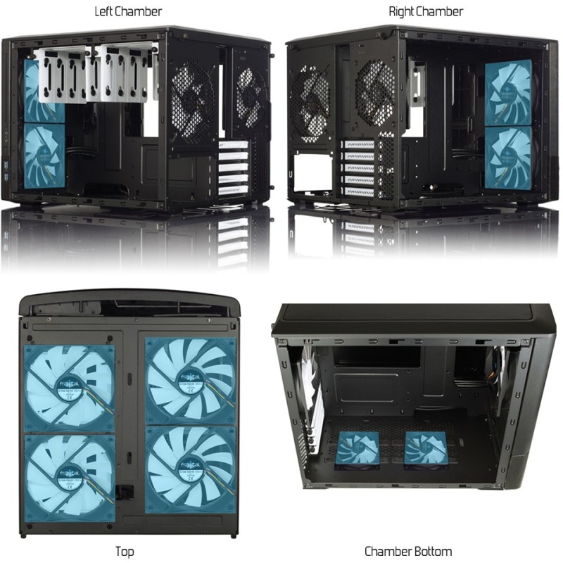 Tower Fractal Design Node 804 Black - Node 804 - Micro-ATX Tower Case — Buy in Cyprus with Fast Delivery