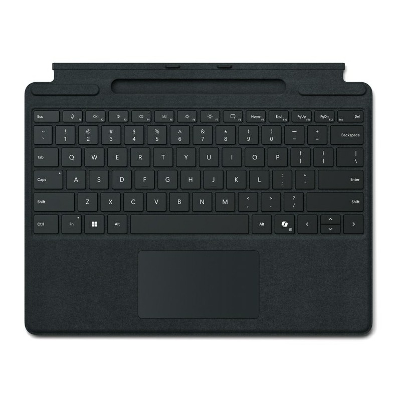 Microsoft Surface Pro 10 Keyboard - Surface Pro 10 - Black, 100% Full, Windows, Scissor — Buy in Cyprus with Fast Delivery