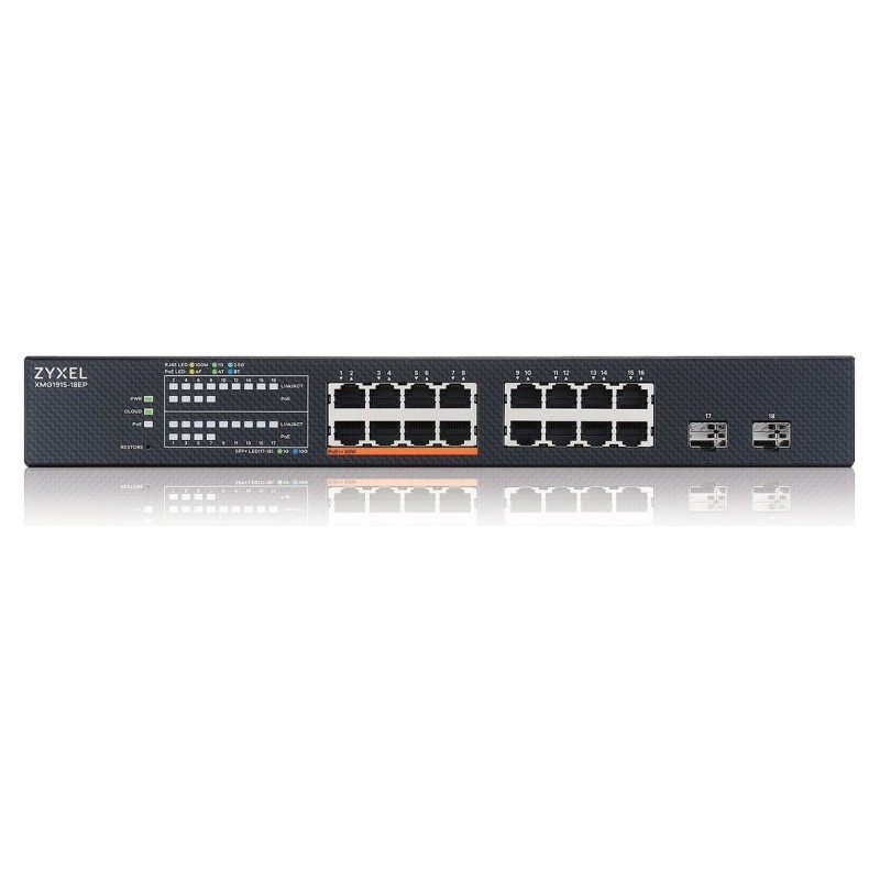 ZyXEL XMG1915 - XMG1915 - 16+2P Rackmount PoE++ Gigabit Switch — Buy in Cyprus with Fast Delivery