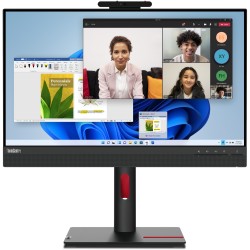 Lenovo ThinkCentre Tiny-in-One 24 Gen 5 Monitor - 24 Gen 5 - IPS Touch FHD 1920x1080, 24in, 60Hz, HDMI DP, Black