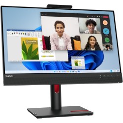 Lenovo ThinkCentre Tiny-in-One 24 Gen 5 Monitor - 24 Gen 5 - IPS Touch FHD 1920x1080, 24in, 60Hz, HDMI DP, Black