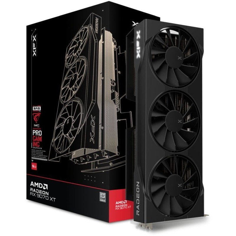 RX 9070 XT - 16GB GDDR6 XFX Swift Gaming - Triple-Fan Cooling — Buy in Cyprus with Fast Delivery