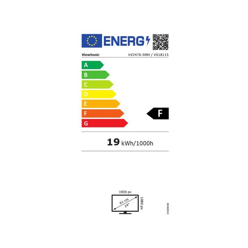 ViewSonic VX2476-SMH - VX2476-SMH - 24-inch IPS FHD, 16:9, 100Hz, HDMI VGA — Buy in Cyprus with Fast Delivery