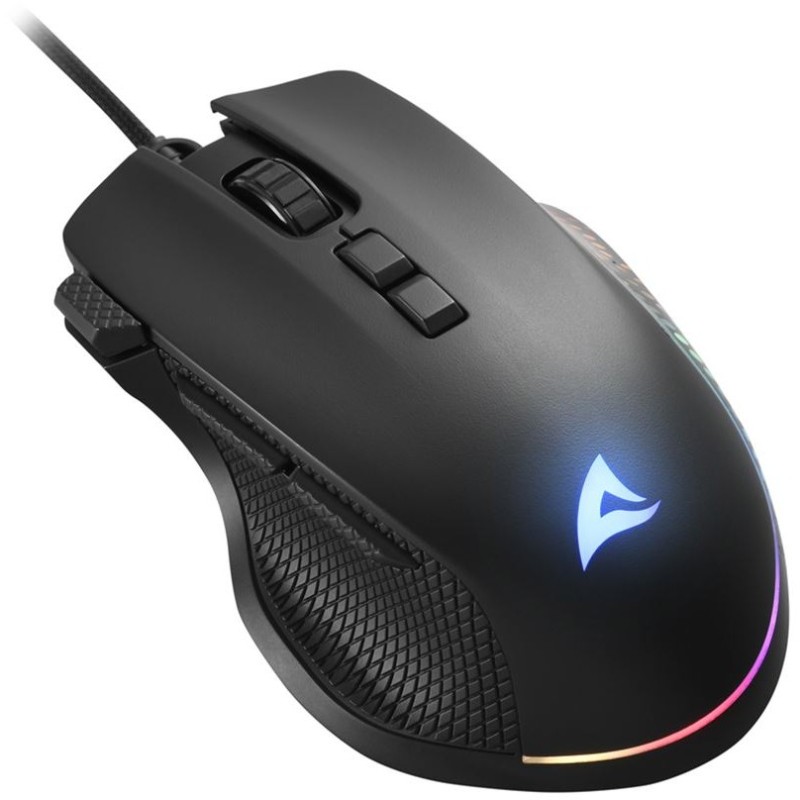 Sharkoon Shark Force 3 Optical Gaming Mouse - Force 3 - 8 Buttons, 12,800 DPI, Black — Buy in Cyprus with Fast Delivery