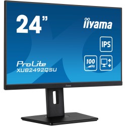 iiyama ProLite - XUB2492QSU-B1 - 24-inch 2560x1440 IPS, 0.5ms, 100Hz, HDMI/DP, Black — Buy in Cyprus with Fast Delivery