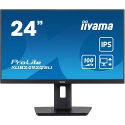 iiyama ProLite - XUB2492QSU-B1 - 24-inch 2560x1440 IPS, 0.5ms, 100Hz, HDMI/DP, Black — Buy in Cyprus with Fast Delivery