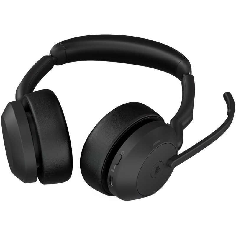 Jabra Evolve2 55 Link380c MS Stereo - Evolve2 55 - Over-ear Closed Black, Bluetooth 5.x, USB-C