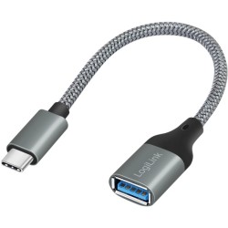 LogiLink USB-C to USB 3.2 Adapter - ST-BU - Gray, 0.15 m — Buy in Cyprus with Fast Delivery
