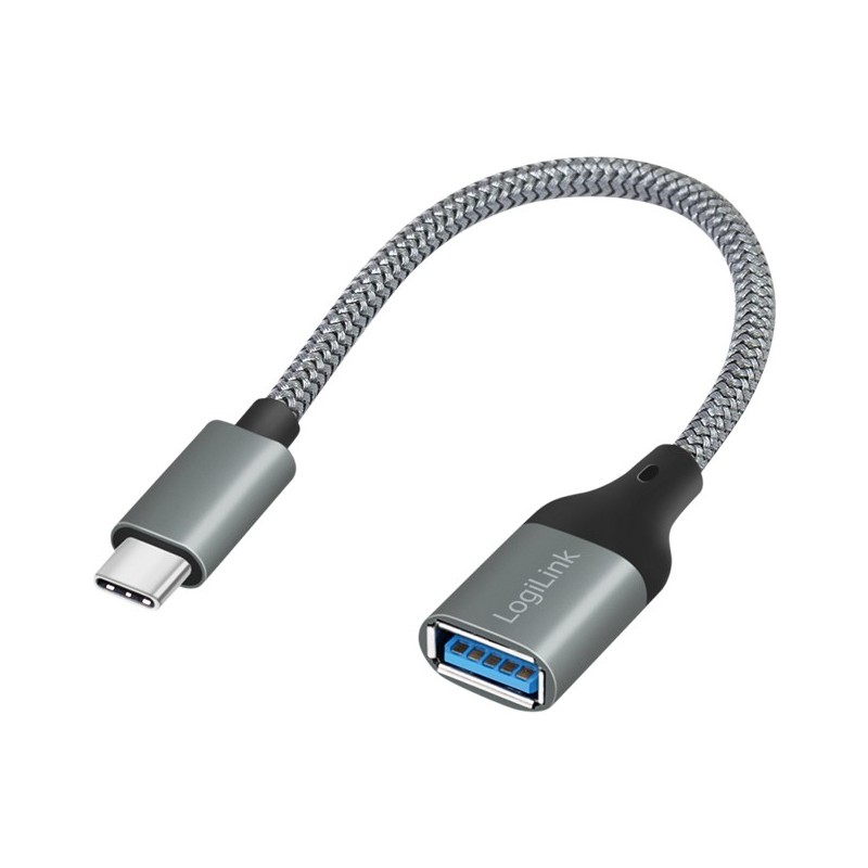 LogiLink USB-C to USB 3.2 Adapter - ST-BU - Gray, 0.15 m — Buy in Cyprus with Fast Delivery
