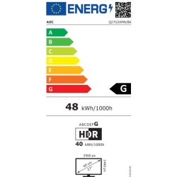 Q27G3XMN Gaming Monitor - Q27G3XMN - 27-inch QHD VA, 180Hz, 1ms GTG, HDR1000, Pivot, HDMI/DP, Black