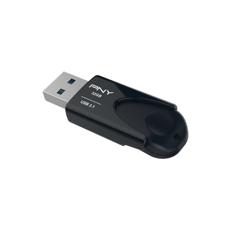 PNY Attaché 4 USB Stick - Attaché 4 - Black, 32GB, USB 3.1 — Buy in Cyprus with Fast Delivery