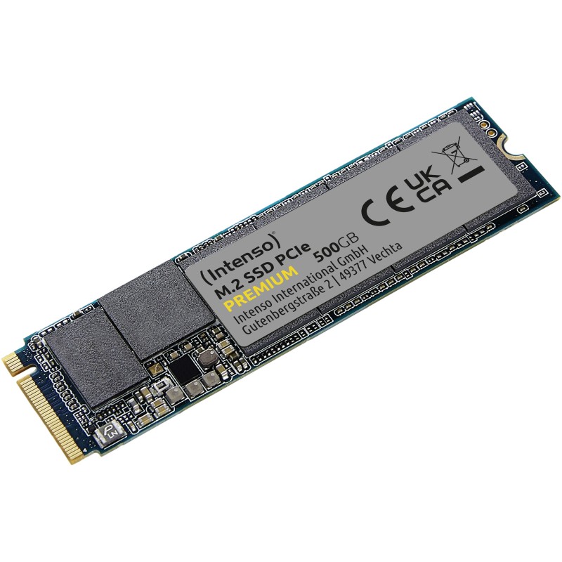 Intenso Premium 500GB M.2 2280 NVMe SSD - PCIe 3.0 x4 2100 MB/s - 3835450 (Boxed) — Buy in Cyprus with Fast Delivery