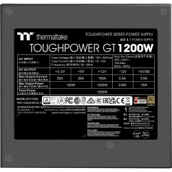 1200W Thermaltake Toughpower GT - GT - ATX3.1 GEN5, 80+Gold, Black — Buy in Cyprus with Fast Delivery