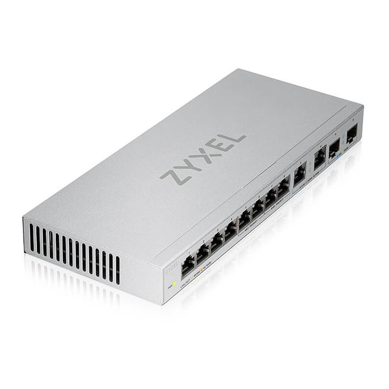 10+2P Zyxel XGS1010-12 V2 - XGS1010-12 V2 - Smart Web-managed, 12-Port Gigabit Switch — Buy in Cyprus with Fast Delivery