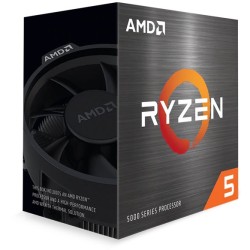 AMD AM4 Ryzen 5 Tray - 5600X - Zen 3, 3.7GHz base, 4.6GHz boost, 6C/12T, 65W, Unlocked, PCIe 4.0, DDR4