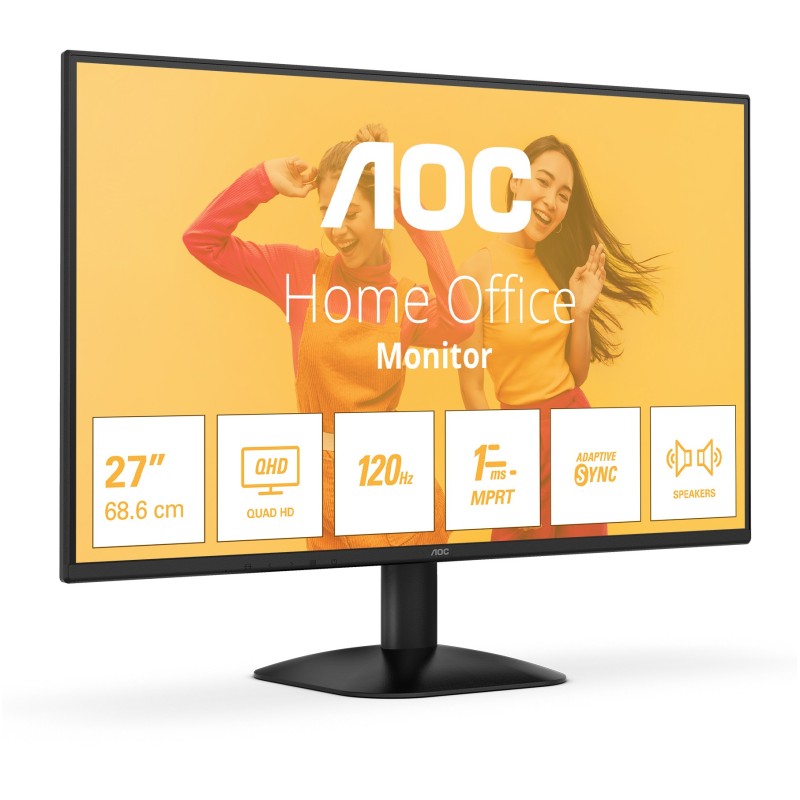 27-inch QHD IPS Monitor - Q27B35S3 - 120Hz, 1ms GTG, HDMI+DP, Black — Buy in Cyprus with Fast Delivery