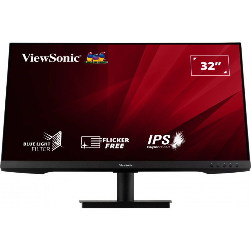 Viewsonic VA3209-2K-MHD - 31.5-inch QHD VA panel, 16:9, HDMI & DisplayPort — Buy in Cyprus with Fast Delivery