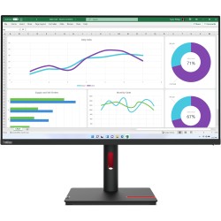 Lenovo ThinkVision T32h-30 - T32h-30 - 31.5' QHD IPS Monitor with USB-C, DP & HDMI — Buy in Cyprus with Fast Delivery