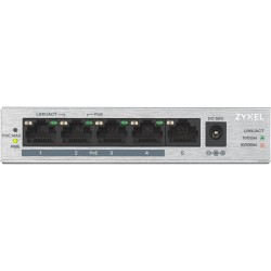 Zyxel PoE Switch - GS-1005HP - 5-Port Gigabit Unmanaged Desktop — Buy in Cyprus with Fast Delivery