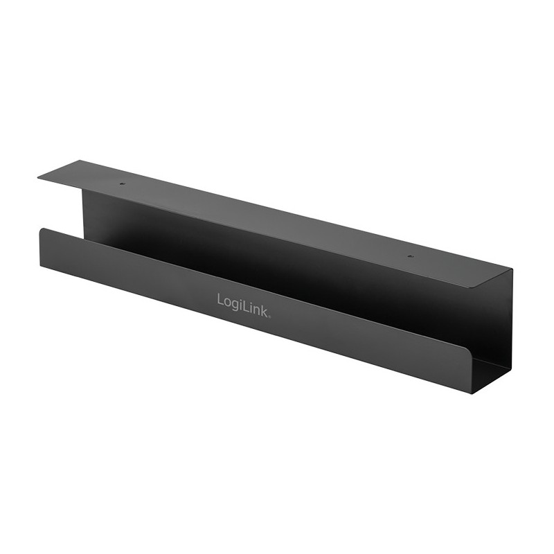 LogiLink Management Tray for Under-Desk Mounting 600 x 76 x 114 mm - Black — Buy in Cyprus with Fast Delivery