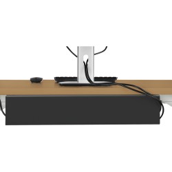 LogiLink Management Tray for Under-Desk Mounting 600 x 76 x 114 mm - Black — Buy in Cyprus with Fast Delivery