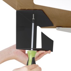 LogiLink Management Tray for Under-Desk Mounting 600 x 76 x 114 mm - Black — Buy in Cyprus with Fast Delivery