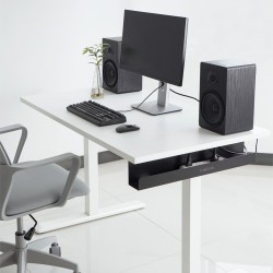 LogiLink Management Tray for Under-Desk Mounting 600 x 76 x 114 mm - Black — Buy in Cyprus with Fast Delivery