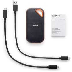 SanDisk Extreme PRO Portable SSD 4TB - Black, USB-C, USB 3.2 Gen2x2, NVMe — Buy in Cyprus with Fast Delivery