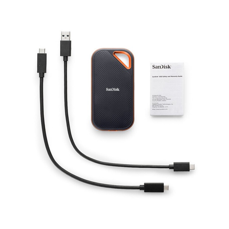 SanDisk Extreme PRO Portable SSD 4TB - Black, USB-C, USB 3.2 Gen2x2, NVMe — Buy in Cyprus with Fast Delivery