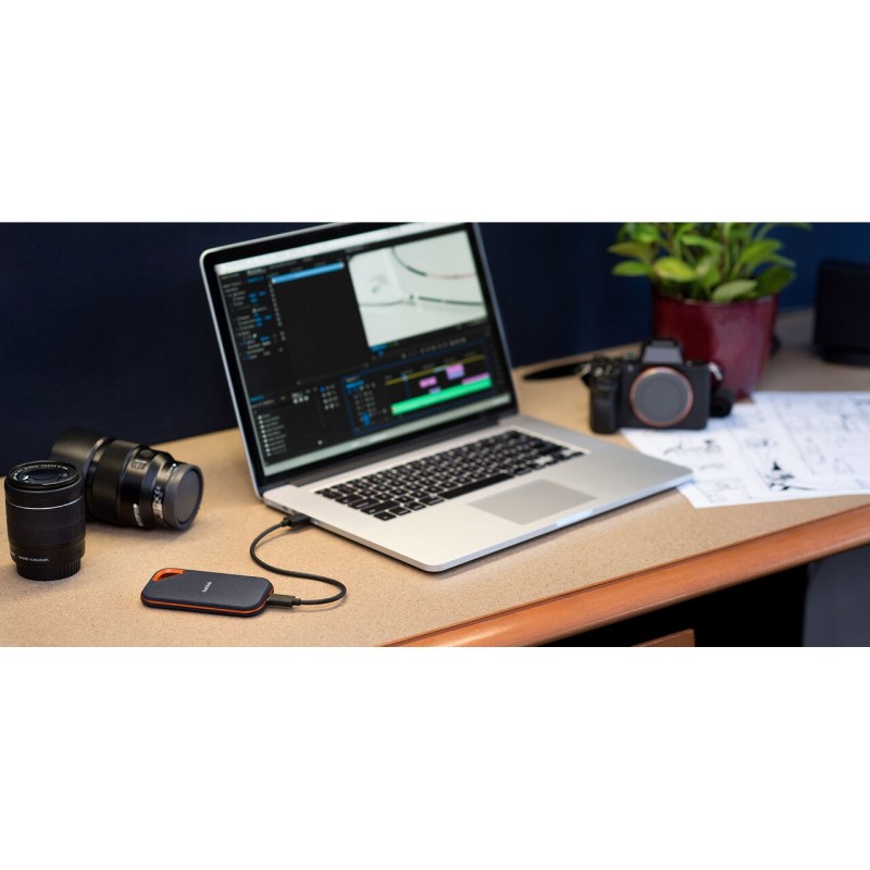 SanDisk Extreme PRO Portable SSD 4TB - Black, USB-C, USB 3.2 Gen2x2, NVMe — Buy in Cyprus with Fast Delivery