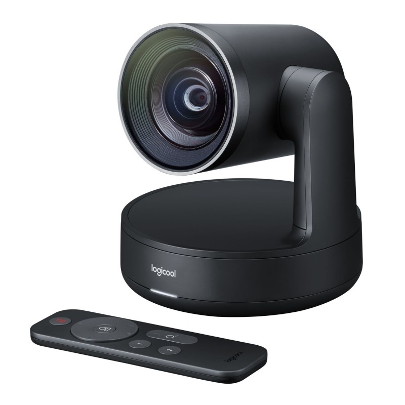 Logitech Rally Standard System - 960-001218 - 4K Ultra HD Group Video Conferencing Kit, Black, 60fps