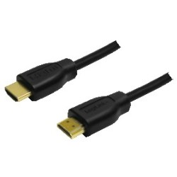 Logilink HDMI Cable Ethernet A to A 5.00m - (Color: Black) — Buy in Cyprus with Fast Delivery