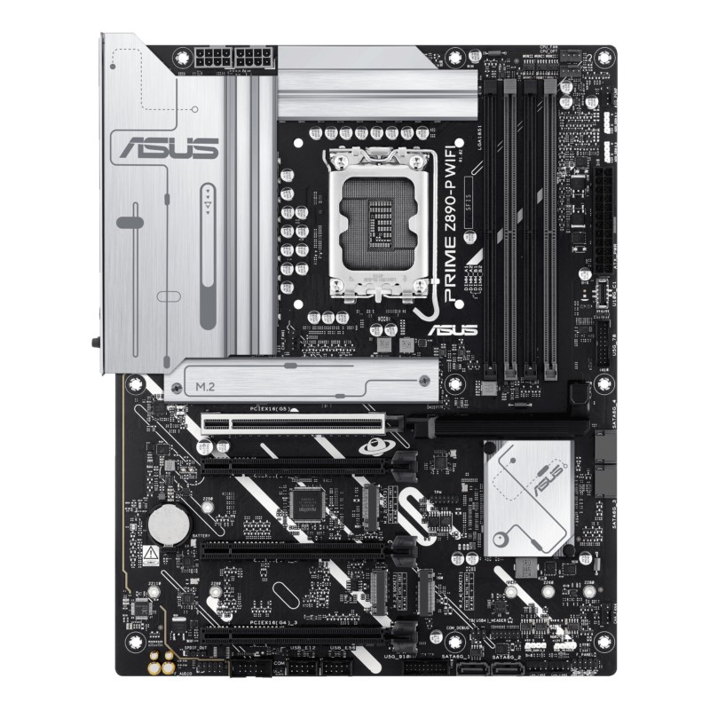 ASUS PRIME Z890-P WIFI - LGA1851 ATX Motherboard - DDR5, 4x M.2, 192GB RAM, Wi-Fi 7, 2.5Gb Ethernet, HDMI 2.1