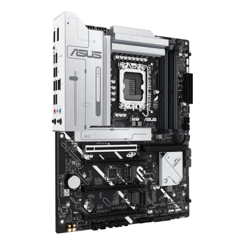 ASUS PRIME Z890-P WIFI - LGA1851 ATX Motherboard - DDR5, 4x M.2, 192GB RAM, Wi-Fi 7, 2.5Gb Ethernet, HDMI 2.1