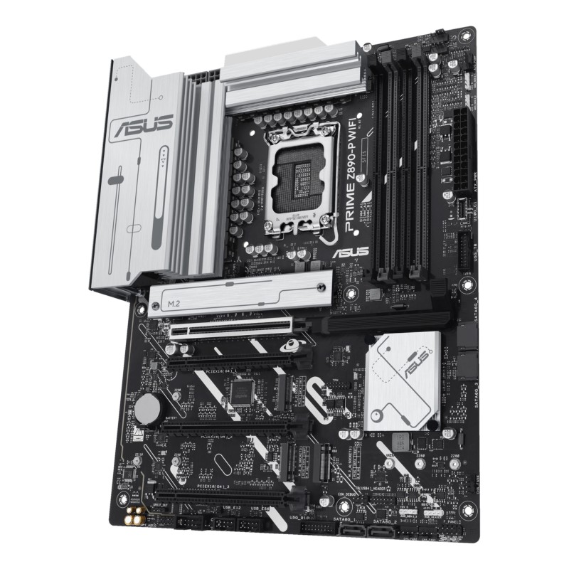 ASUS PRIME Z890-P WIFI - LGA1851 ATX Motherboard - DDR5, 4x M.2, 192GB RAM, Wi-Fi 7, 2.5Gb Ethernet, HDMI 2.1