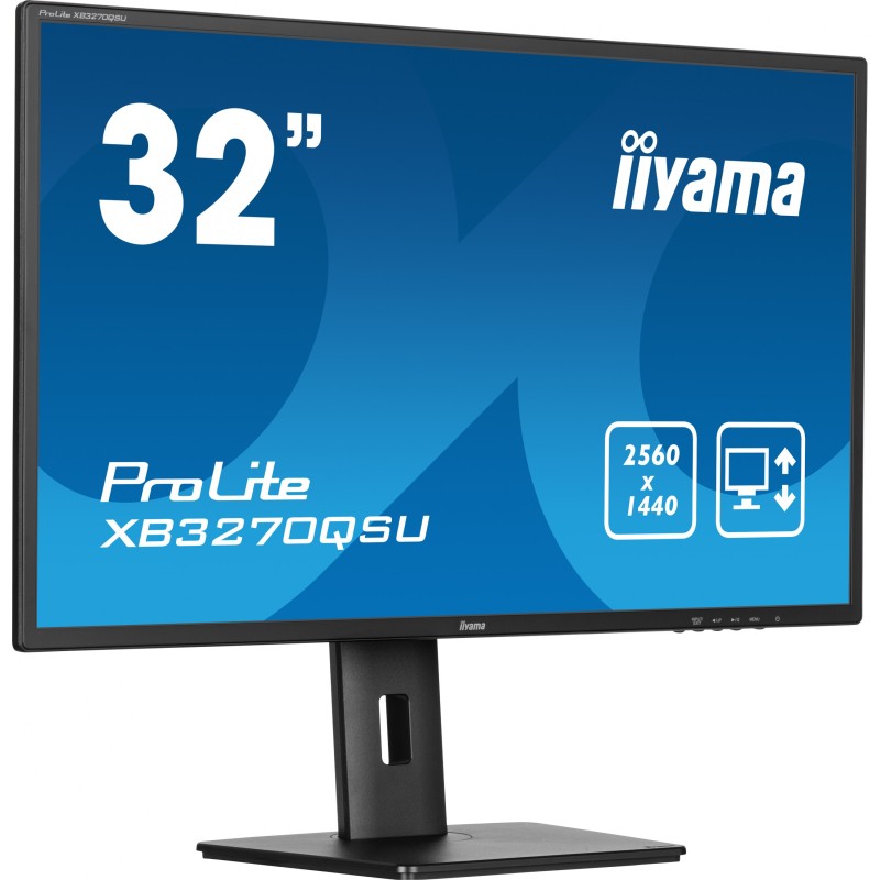 IIYAMA 31.5-inch IPS Monitor - XB3270QSU-B1 - 16:9, 2xHDMI, DP, 3xUSB — Buy in Cyprus with Fast Delivery