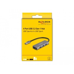 DeLock USB-C Hub 4-Port - 63171 - USB 3.2 Gen 2, 4x USB-A — Buy in Cyprus with Fast Delivery