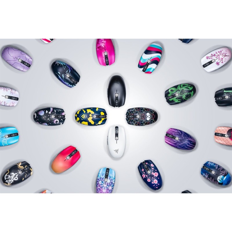 Razer Orochi V2 Gaming Mouse - Orochi V2 - Ambidextrous, Tri-Mode Wireless (2.4G/BT/USB-C), RGB Logo, Black