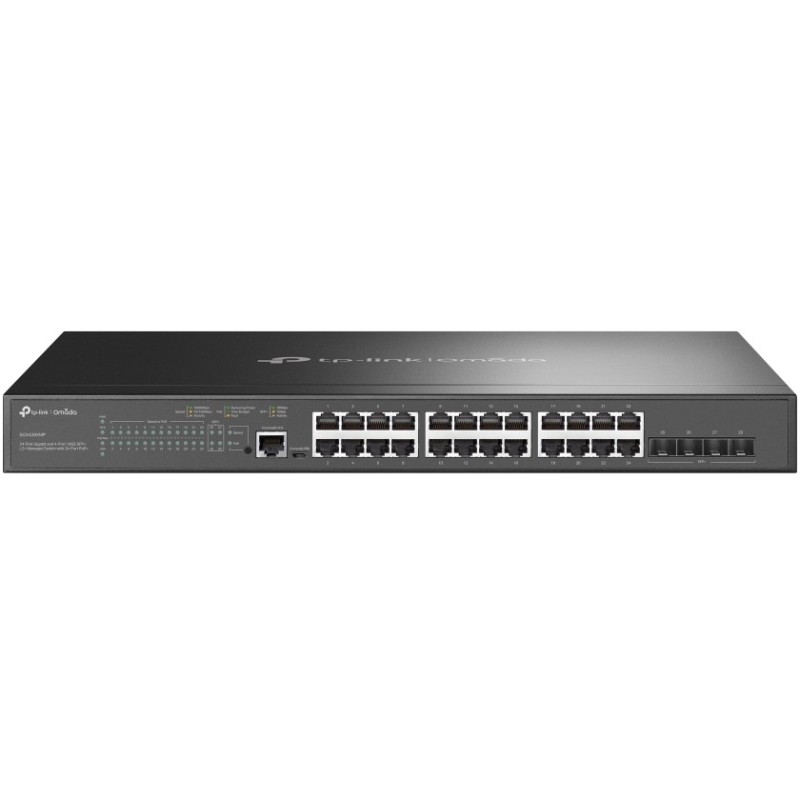 TP-LINK Omada SG3428XMP M RM PoE+ - SG3428XMP - 28-Port Rackmount PoE+ Smart Web-managed Switch
