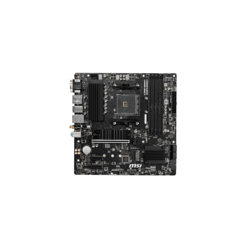 MSI B550M PRO-VDH WIFI - B550M PRO-VDH - Micro-ATX AM4 DDR4 Motherboard, 128GB Max, Wi‑Fi 5, Gigabit LAN, 7.1 Audio, Black