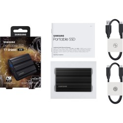 Samsung Portable T7 Shield - T7 Shield - Black, 4TB, USB-C Gen2 — Buy in Cyprus with Fast Delivery