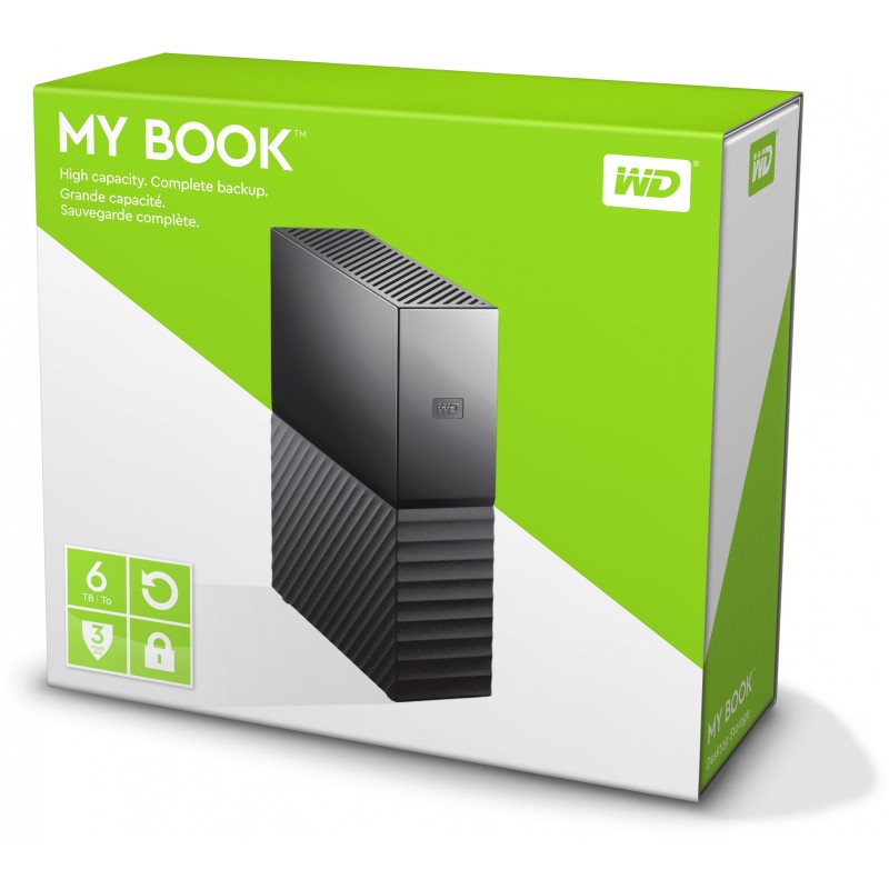 WD My Book Desktop External HDD - Black, 6TB, USB 3.0 — Buy in Cyprus with Fast Delivery