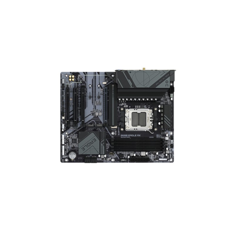 Gigabyte GA-B650 EAGLE AX - AM5 ATX Motherboard, DDR5, 4x DIMM (256GB), Wi-Fi 6E, 3x M.2, 4x SATA, Bluetooth 5.3