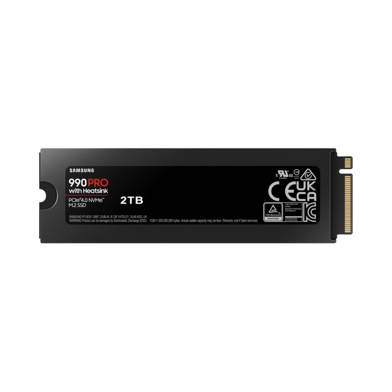 Samsung 990 Pro M.2 NVMe SSD - MZ-V9P2T0CW - 2TB PCIe 4.0 x4 with Heatsink, 7450/6900 MB/s — Buy in Cyprus with Fast Delivery