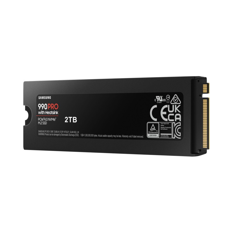 Samsung 990 Pro M.2 NVMe SSD - MZ-V9P2T0CW - 2TB PCIe 4.0 x4 with Heatsink, 7450/6900 MB/s — Buy in Cyprus with Fast Delivery
