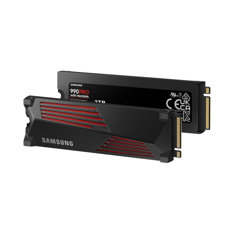 Samsung 990 Pro M.2 NVMe SSD - MZ-V9P2T0CW - 2TB PCIe 4.0 x4 with Heatsink, 7450/6900 MB/s — Buy in Cyprus with Fast Delivery